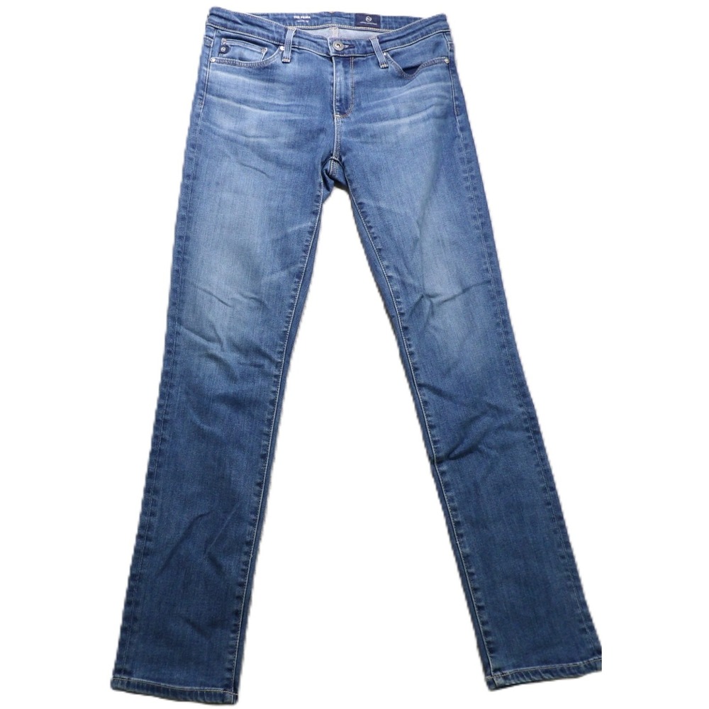 AG Adriano Goldschmied The Prima Cigarette Leg Lyocell Blend Jeans Women 25 Blue